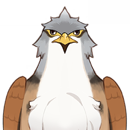 Falco ala marrone