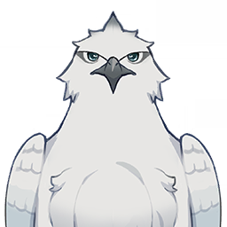 Falco bianco seta
