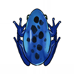 Blauer Frosch