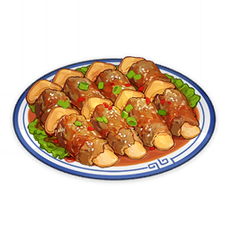 Involtini di carne ai matsutake