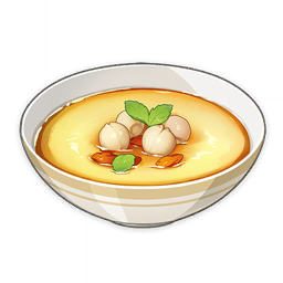 Zuppa di semi di loto e uova d'uccello
