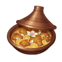 Vergoldetes Tajine