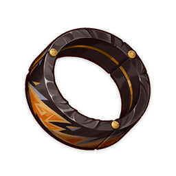 Anello d'ossidiana gialla
