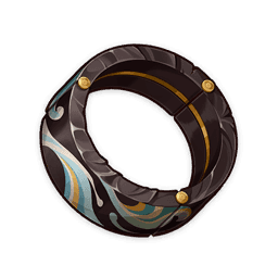 Anello d'ossidiana azzurro