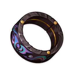 Anello d'ossidiana viola