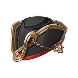 Gorro de Capitán Manchado de Vino